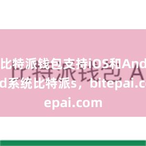 比特派钱包支持iOS和Android系统比特派s，bitepai.com