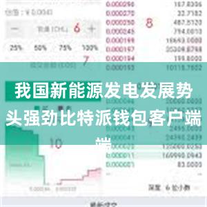 我国新能源发电发展势头强劲比特派钱包客户端