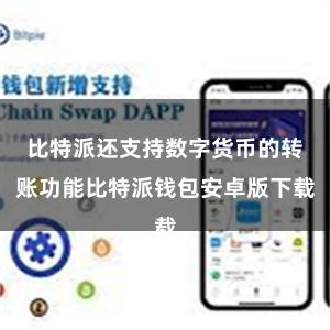 比特派还支持数字货币的转账功能比特派钱包安卓版下载
